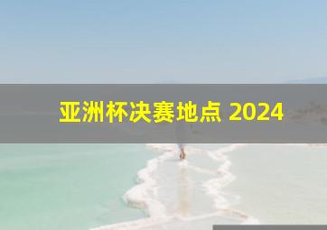 亚洲杯决赛地点 2024